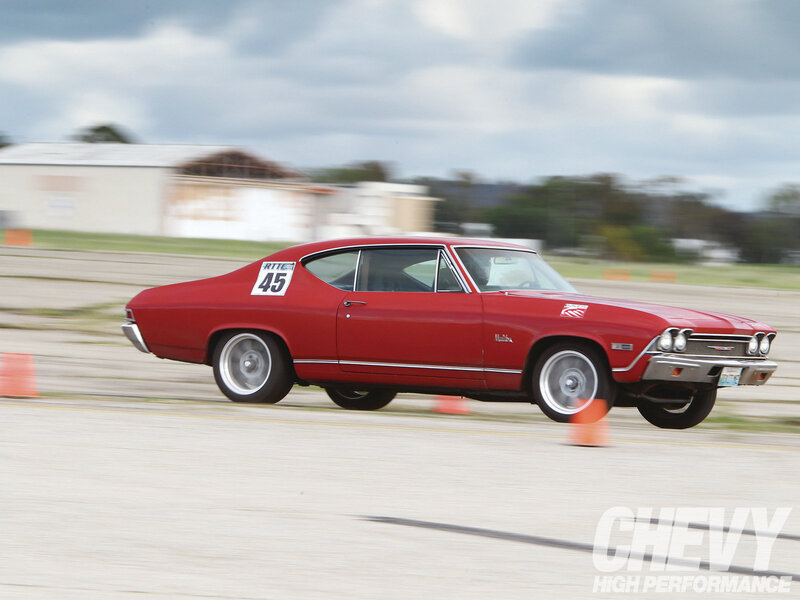 Red Chevrolet Car — Dynamic