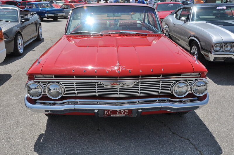 Red Chevrolet Car