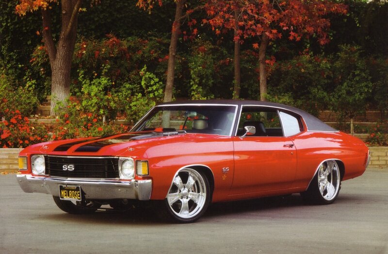 Red Chevrolet Chevelle Ss — Calm, Autumn