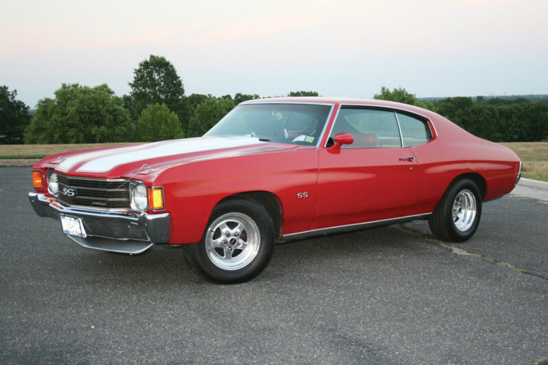 Red Chevrolet Chevelle Ss — Calm, Sunset