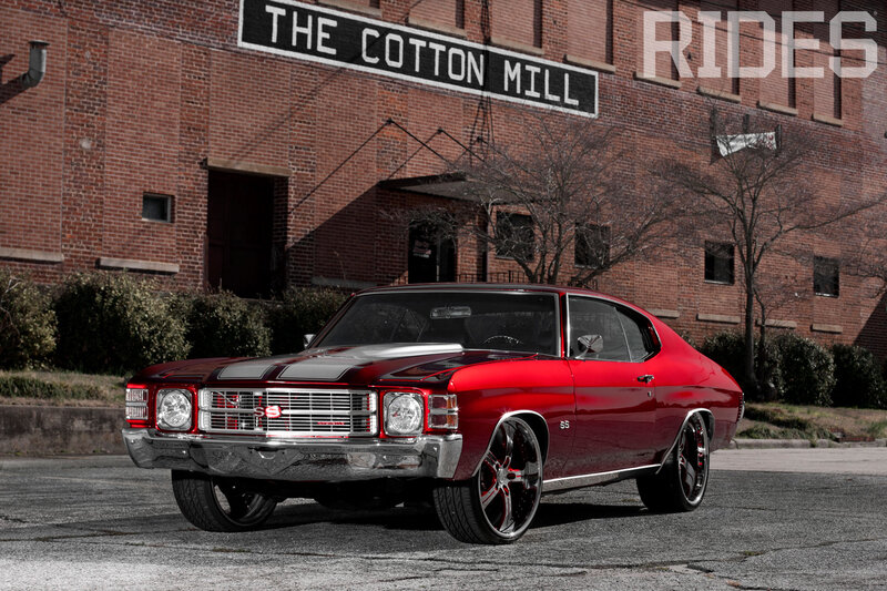 Red Chevrolet Chevelle Ss — Dramatic, Afternoon