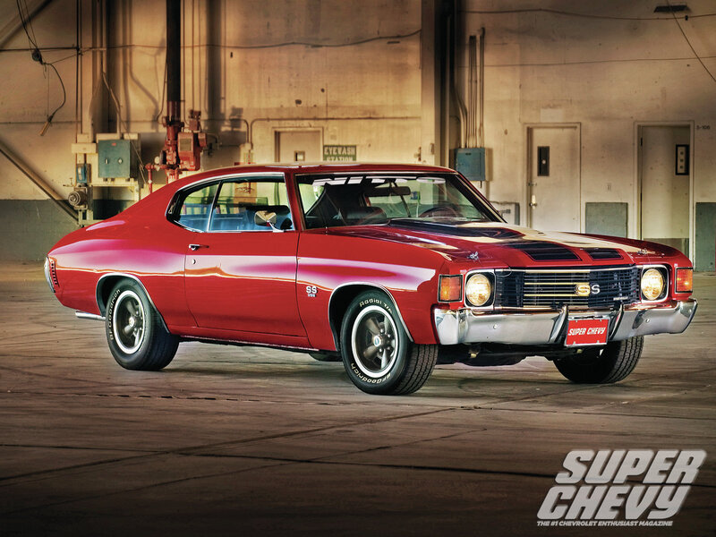 Red Chevrolet Chevelle Ss — Dramatic, Photograph