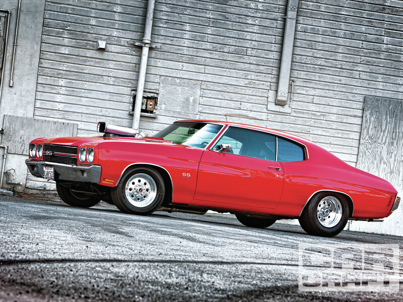 Red Chevrolet Chevelle Ss — Dramatic