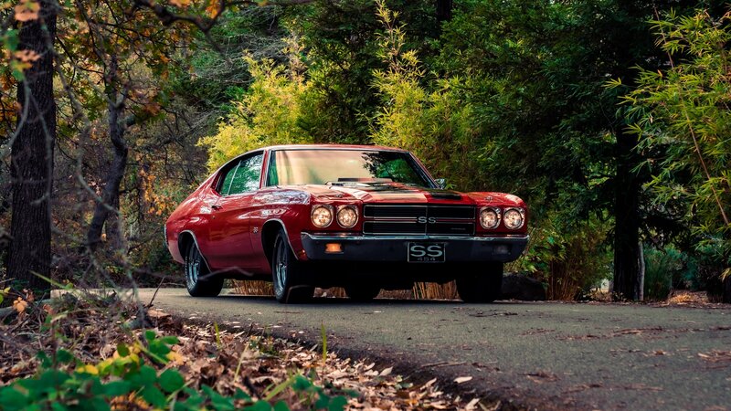 Red Chevrolet Chevelle Ss — Serene