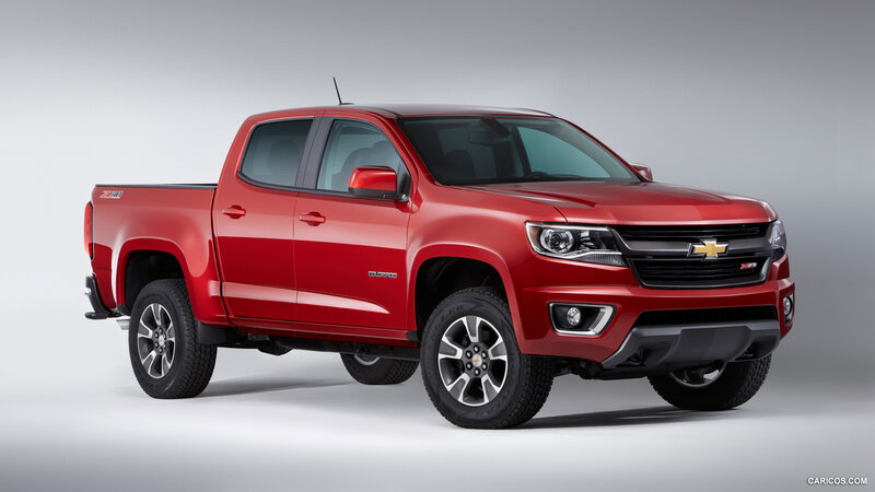 Red Chevrolet Colorado Truck