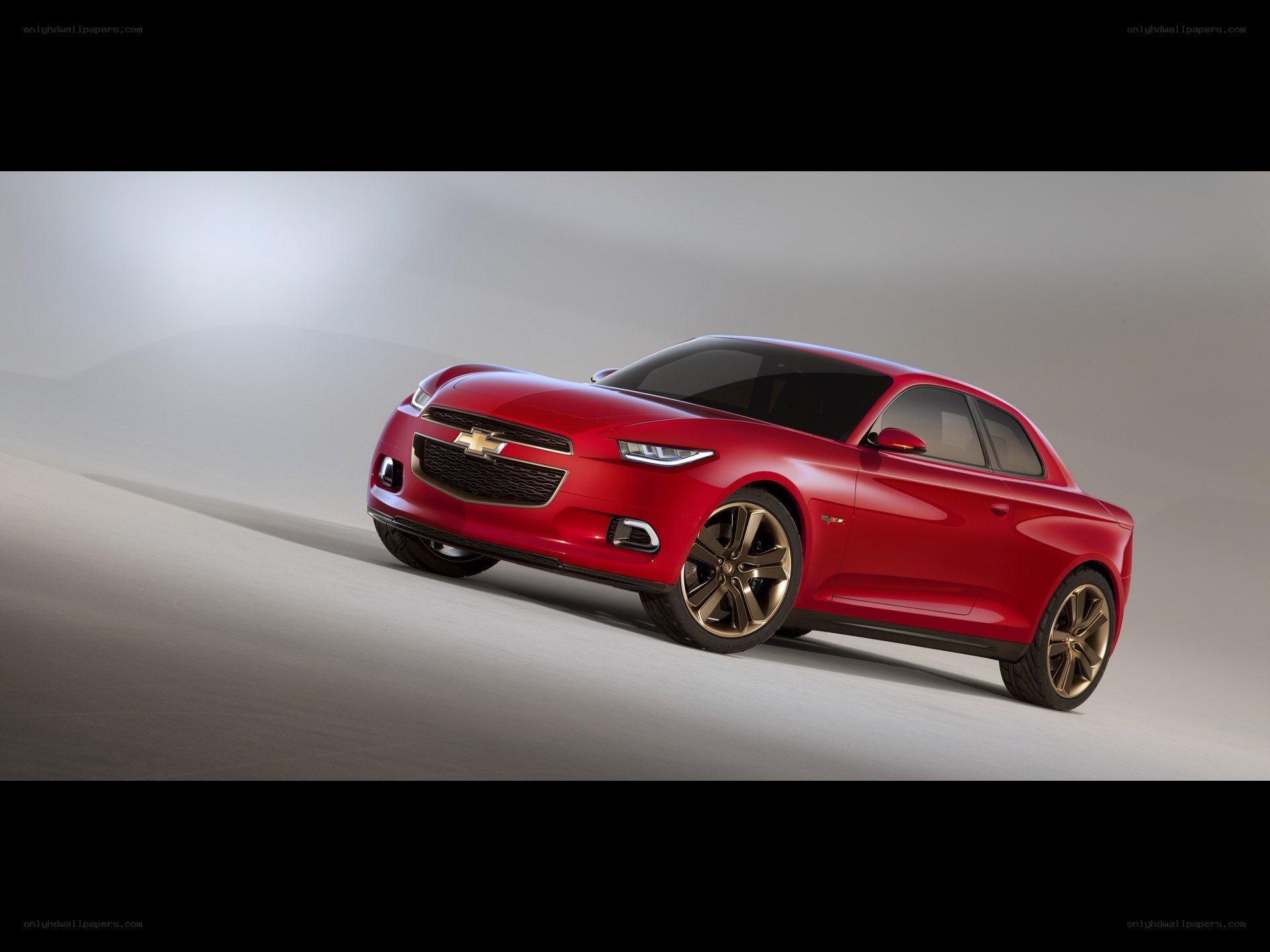 Red Chevrolet concept car