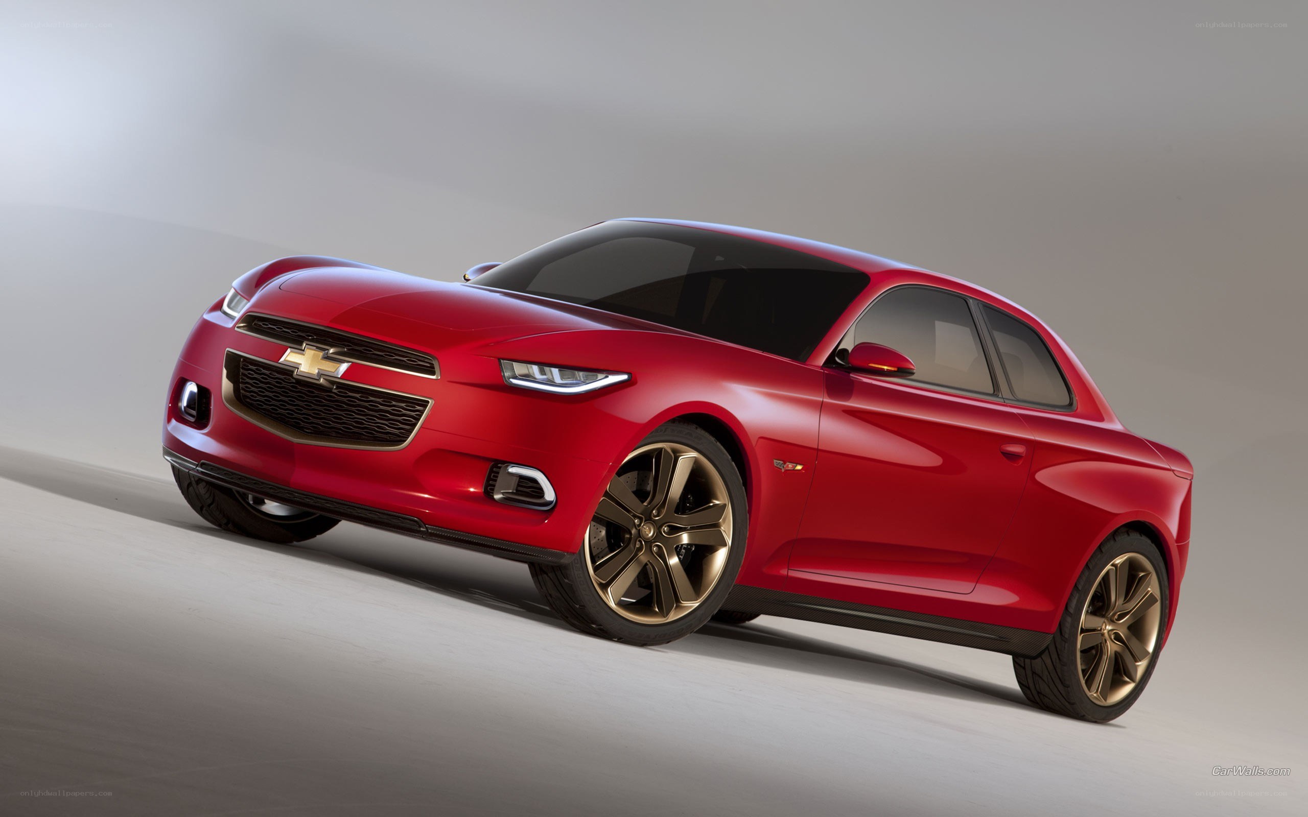 Red Chevrolet concept car