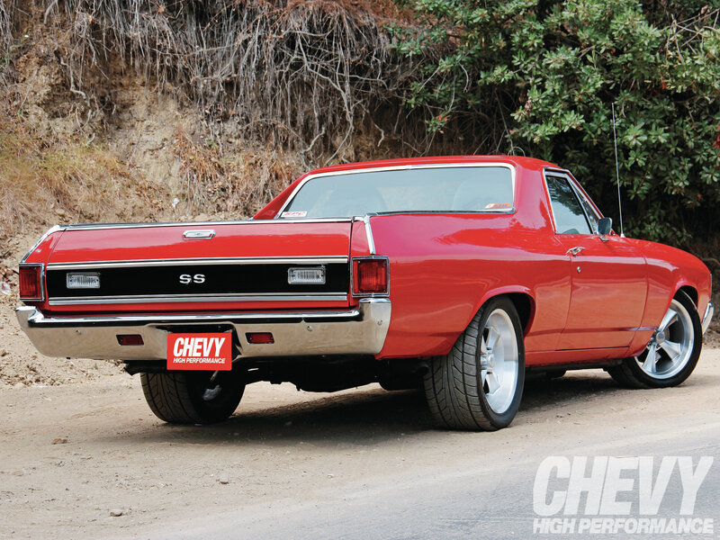 Red Chevrolet El Camino — Calm, Afternoon