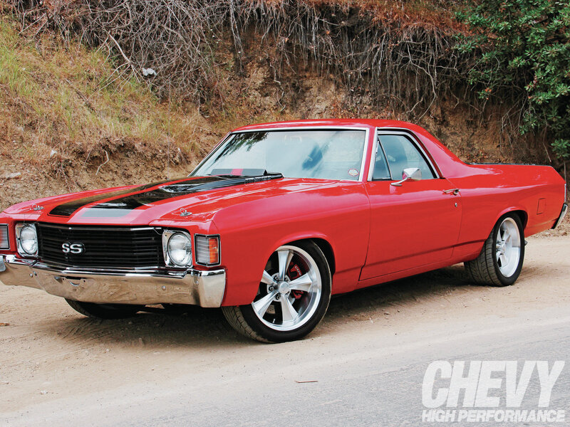 Red Chevrolet El Camino — Classic