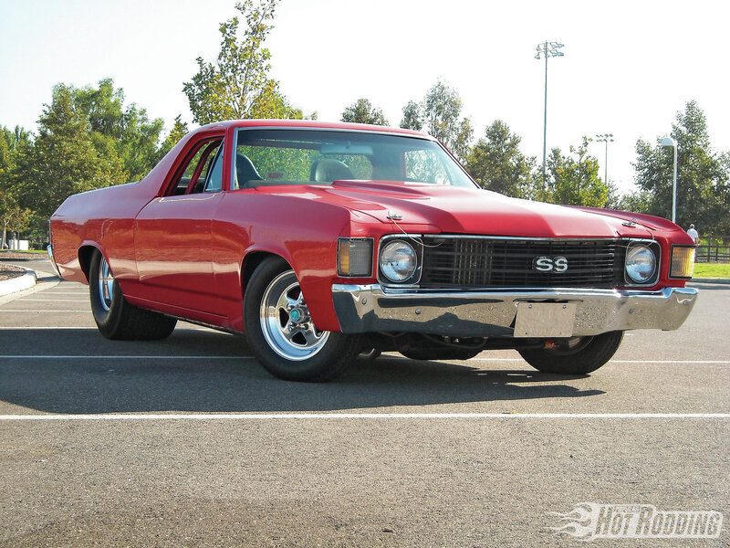 Red Chevrolet El Camino