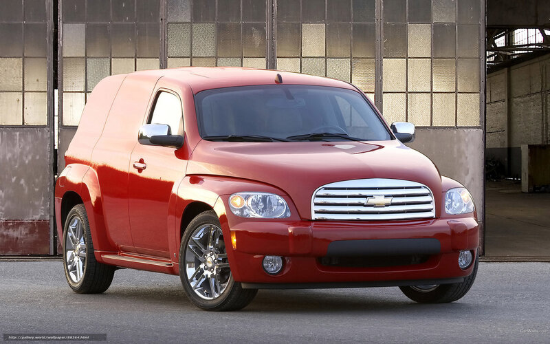 Red Chevrolet Hhr Van — Neutral