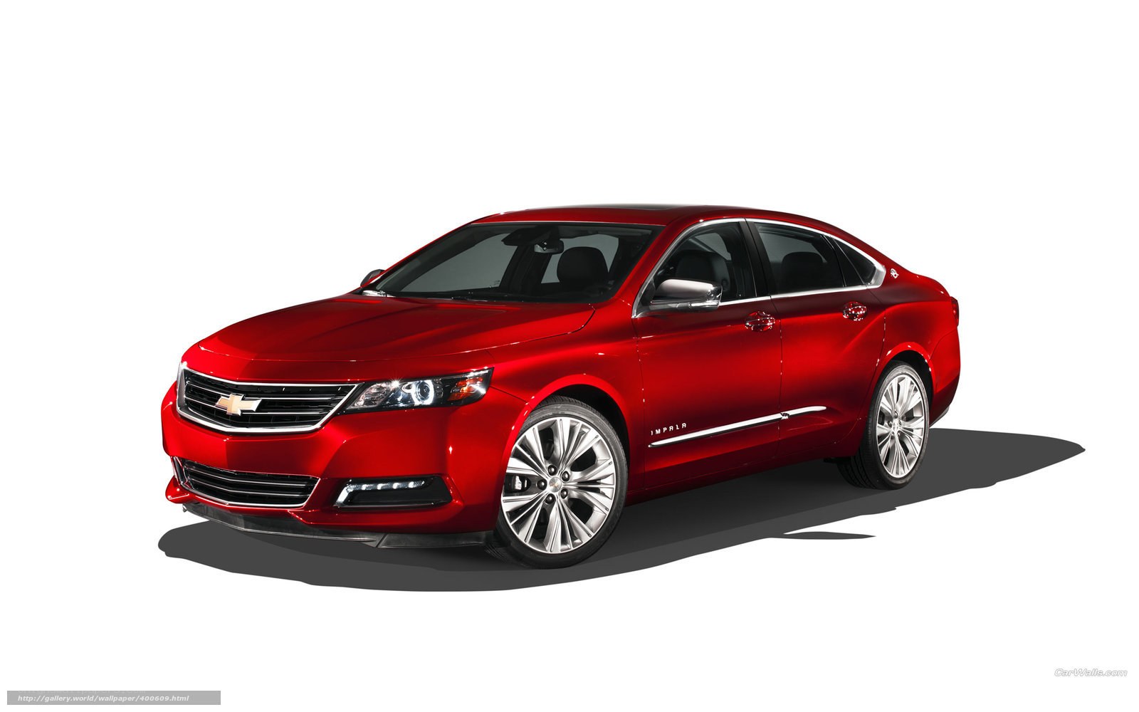 Red Chevrolet Impala sedan