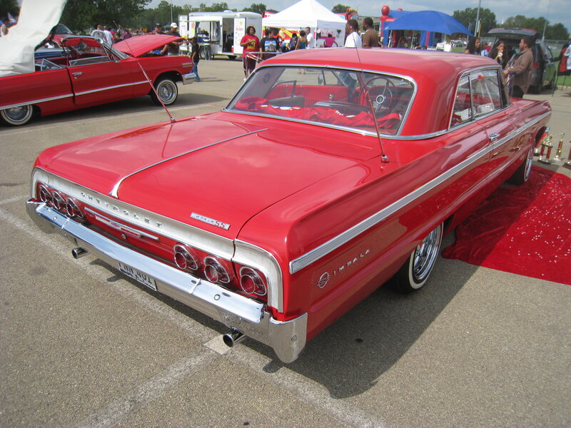 Red Chevrolet Impala