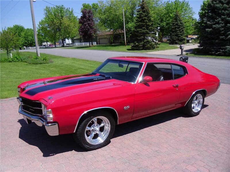 Red Chevrolet Muscle Car — Calm, Summer