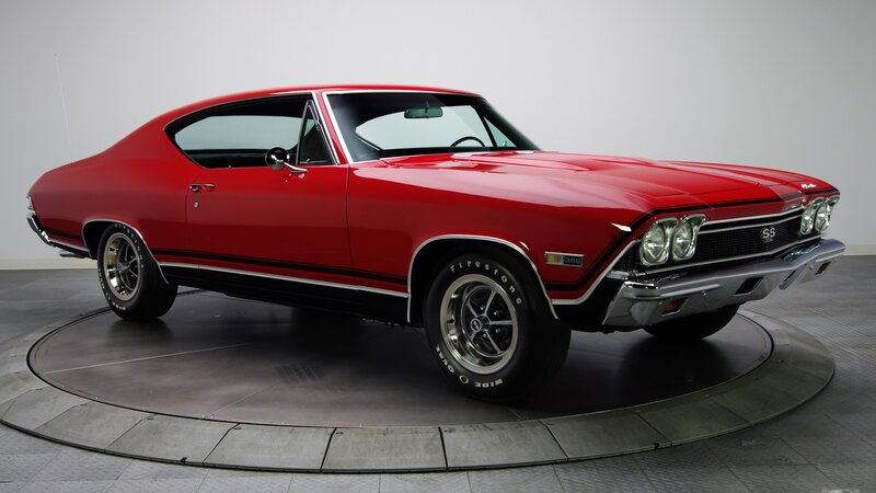 Red Chevrolet Muscle Car — Neutral
