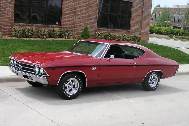 Red Chevrolet Muscle Car
