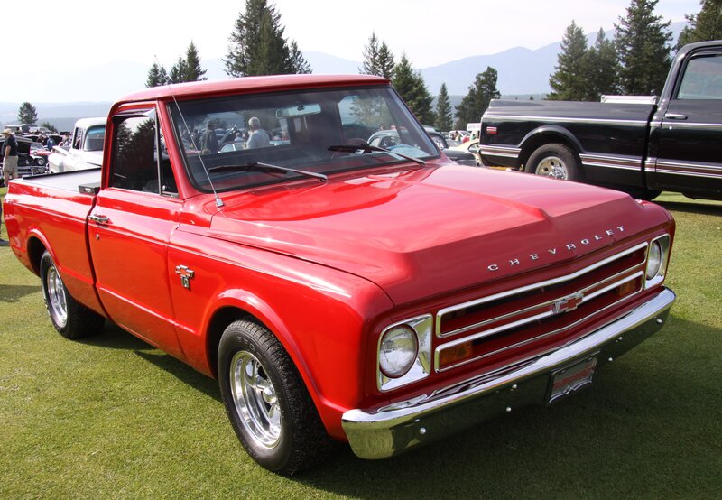 Red Chevrolet Pickup Truck — Outdoor