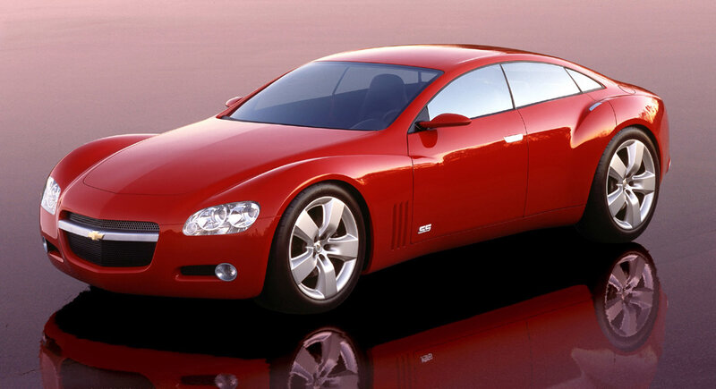 Red Chevrolet SS Concept car