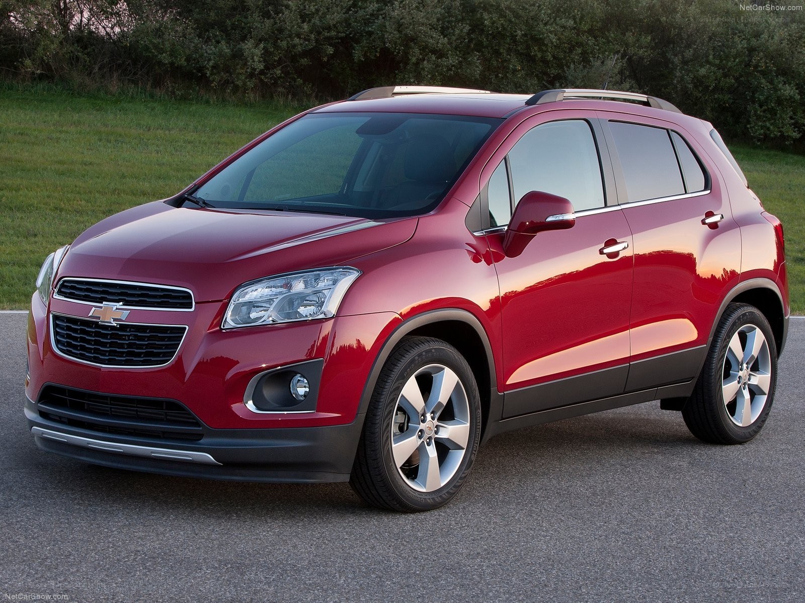Red Chevrolet Trax SUV