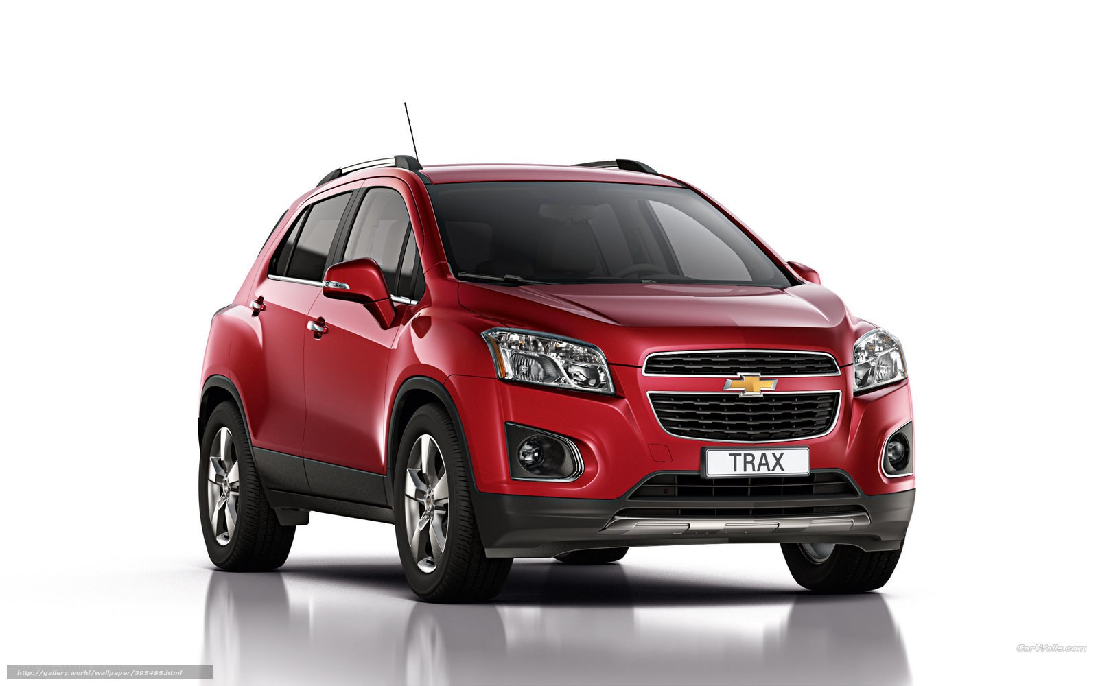 Red Chevrolet Trax SUV