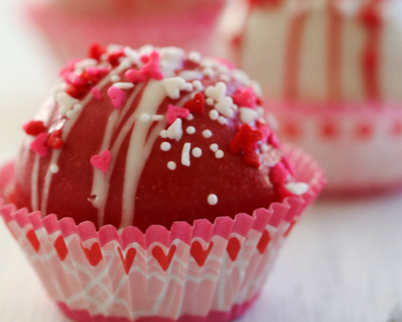 Red Chocolate Truffle