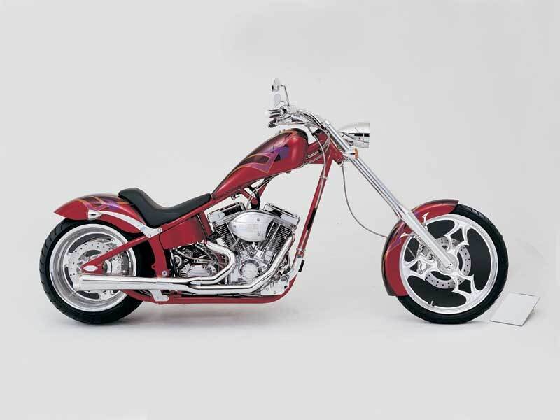 Red Chopper Motorcycle — Neutral, Photograph, Seat