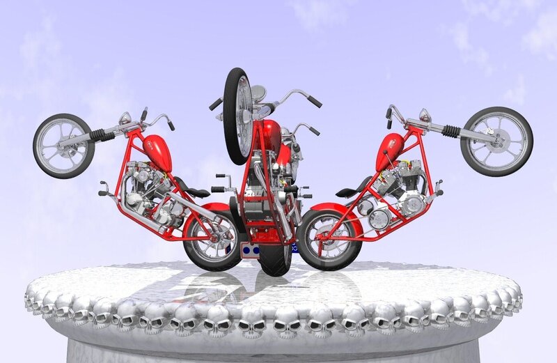 Red Chopper Motorcycles