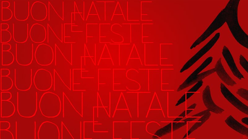 Red Christmas greeting design