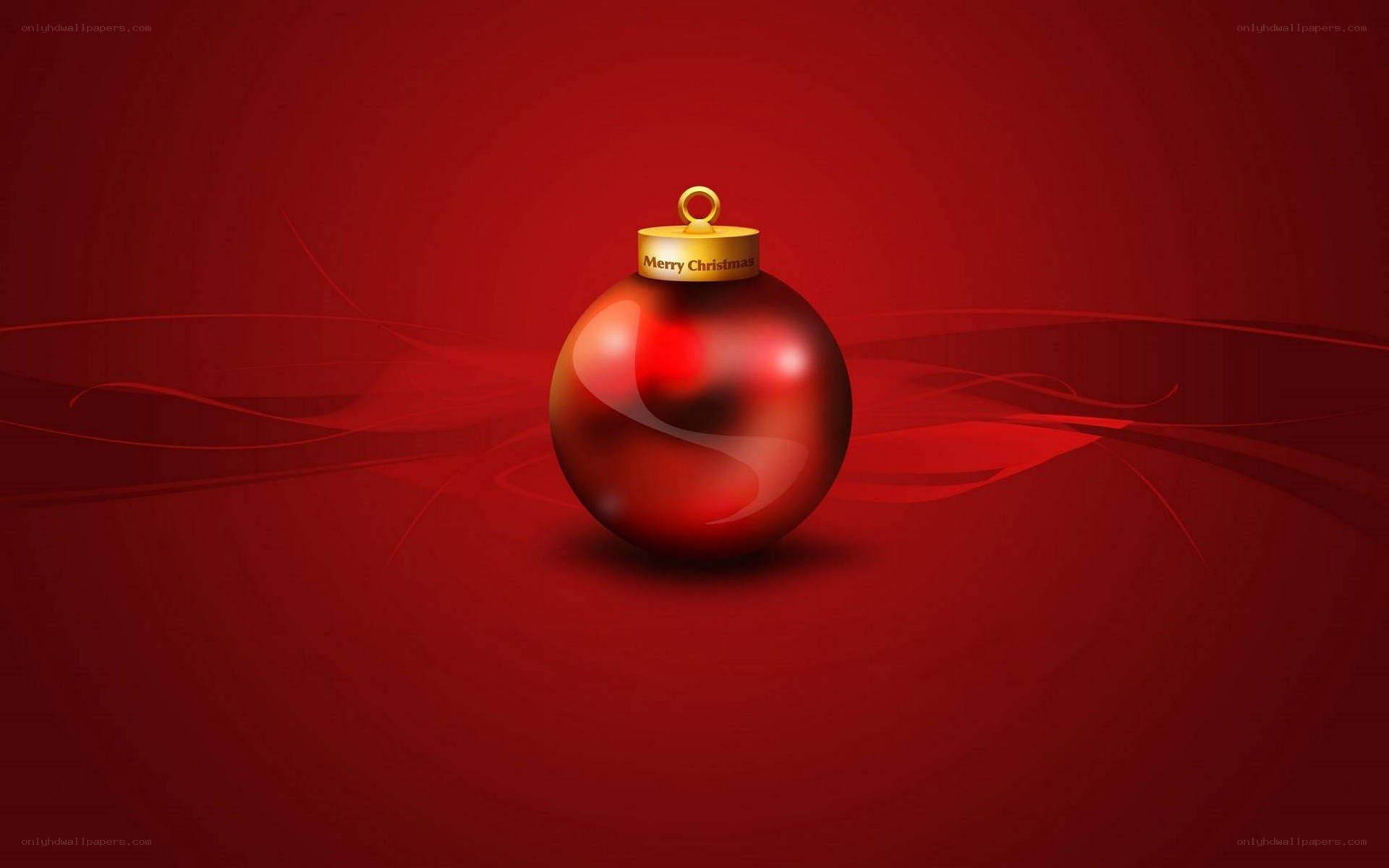 Red Christmas ornament