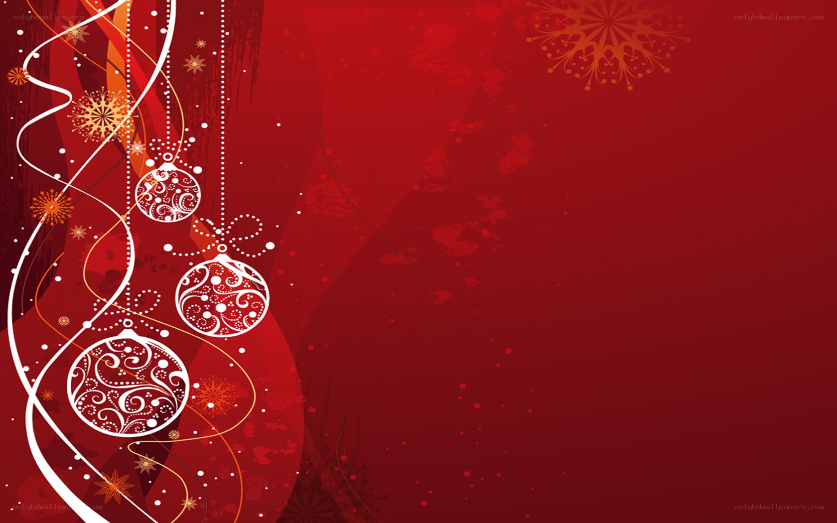 Red Christmas ornament design