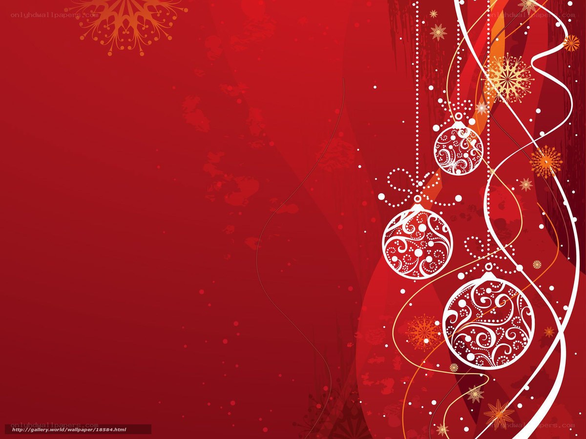 red christmas ornament design
