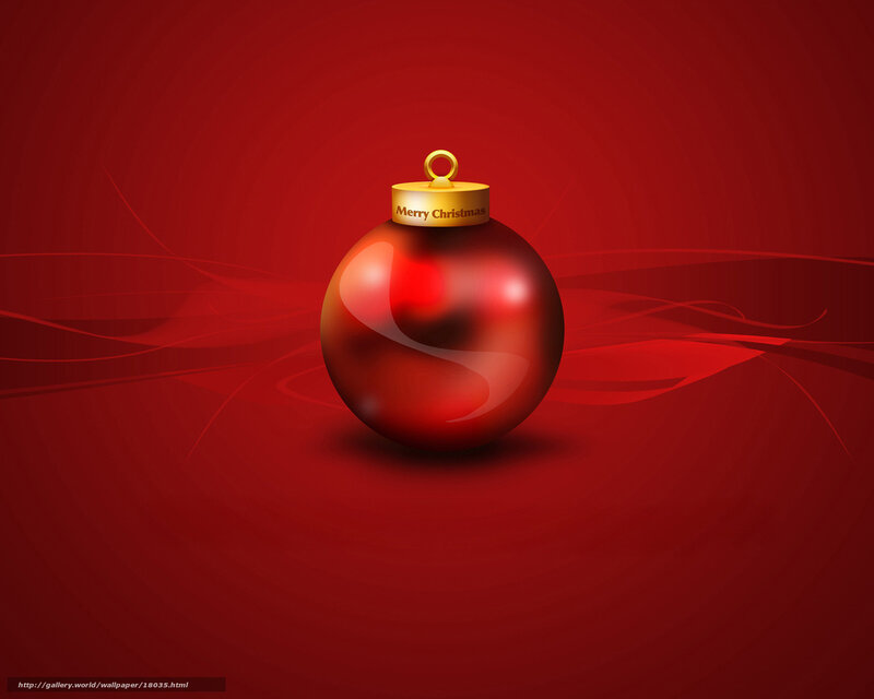 Red Christmas ornament