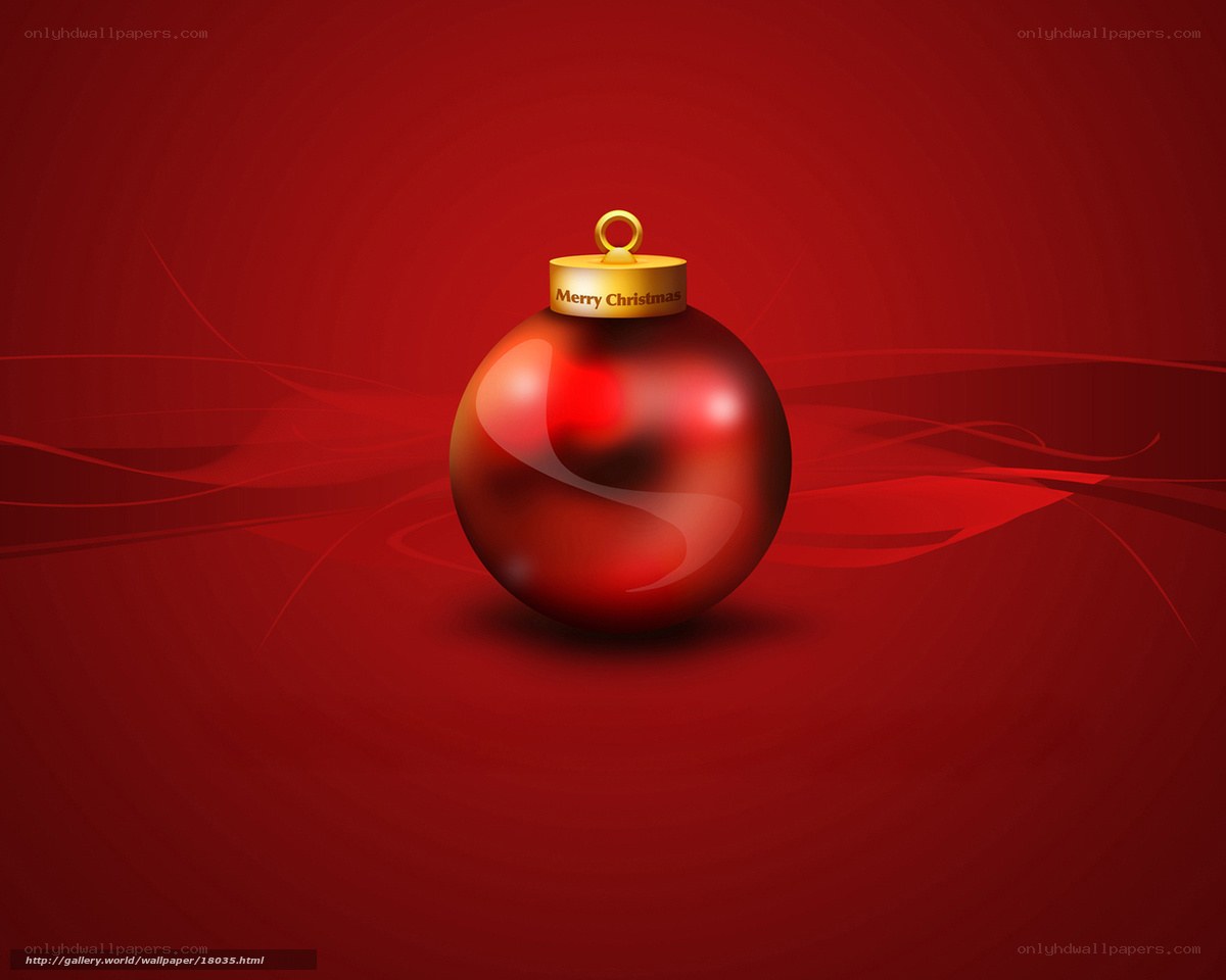 Red Christmas ornament