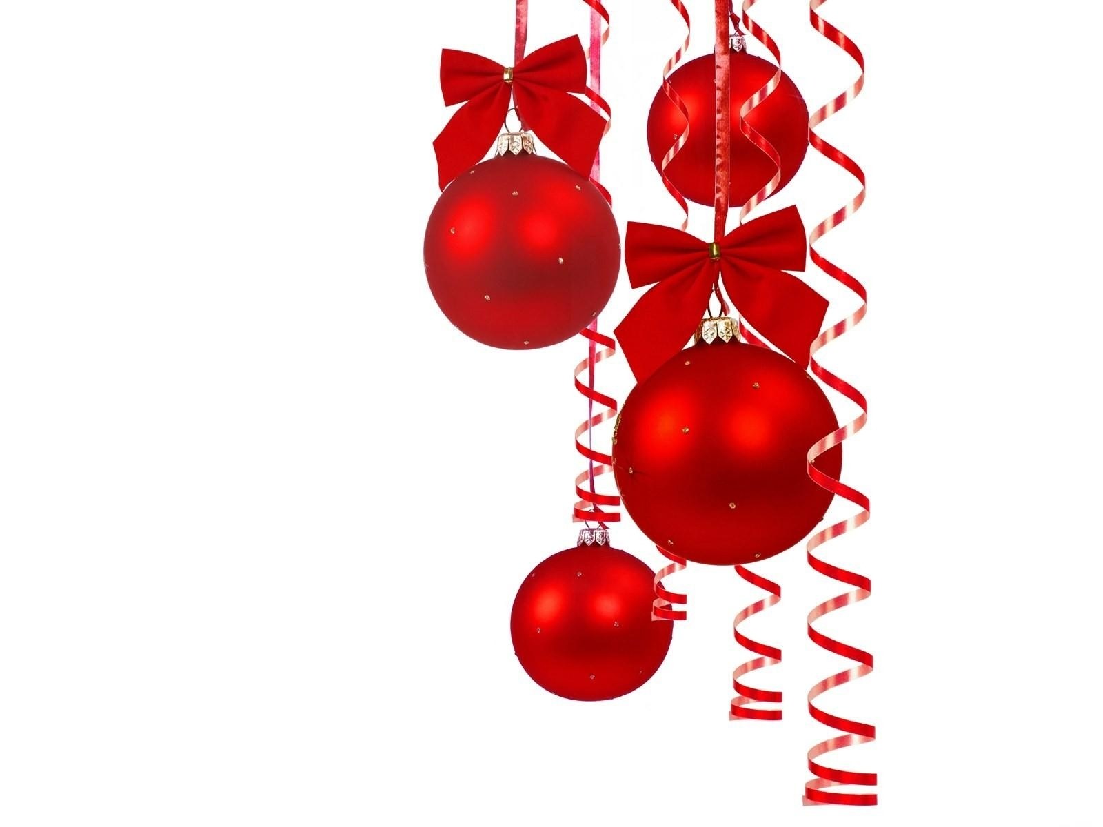 Red Christmas ornaments