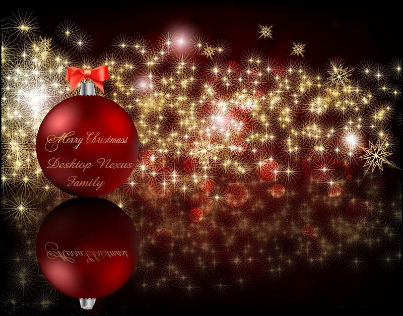 Red Christmas Ornaments — Festive, Night