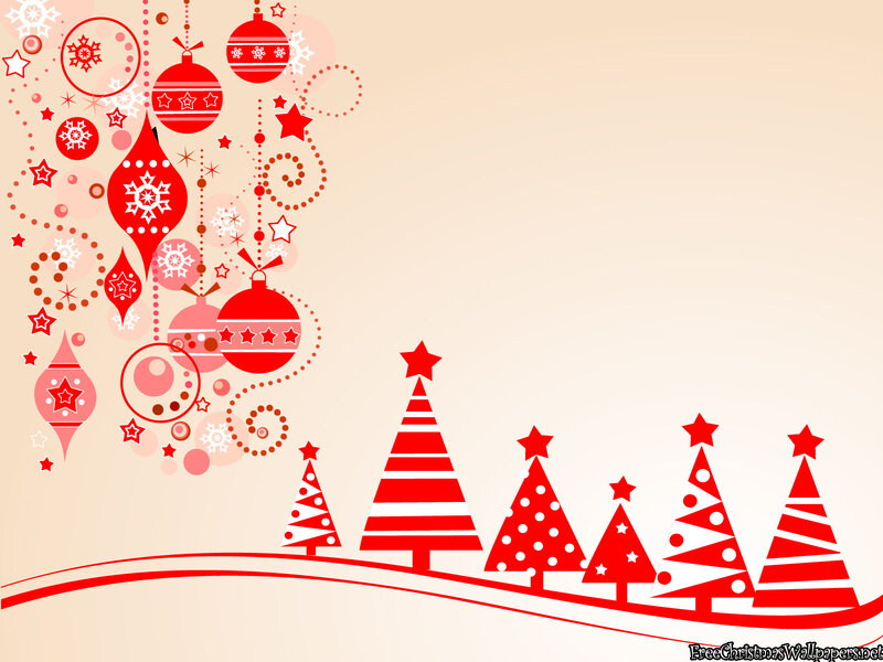 Red Christmas Ornaments — Festive, Winter, Vector Art, Snowflakes