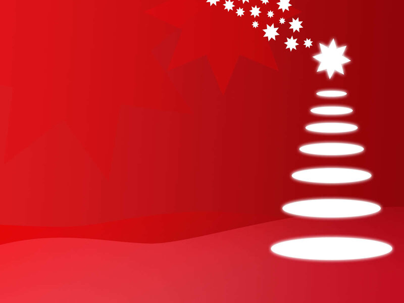 red christmas star design