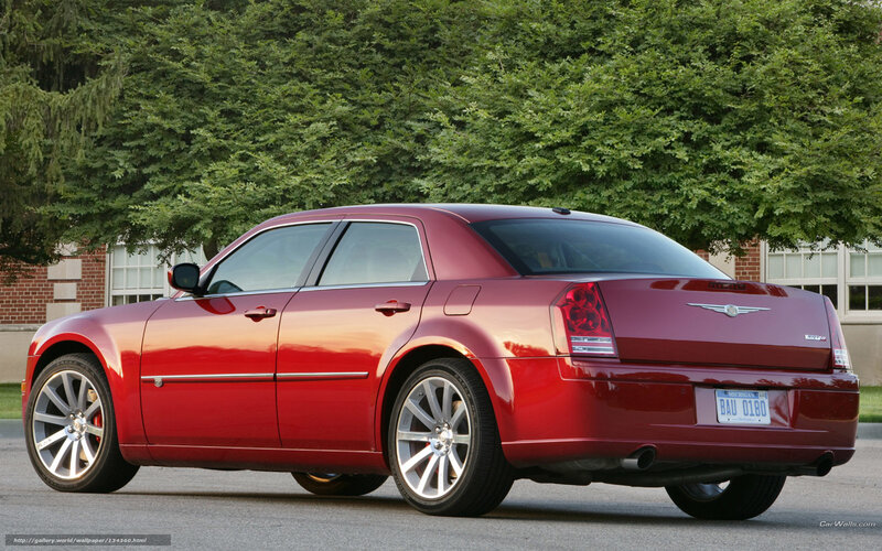 Red Chrysler 300 Sedan — Calm