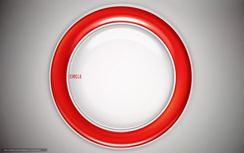 Red circle design