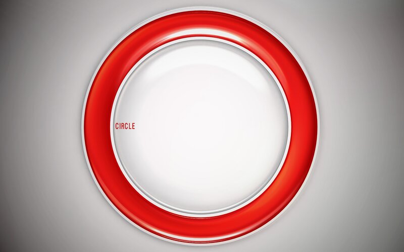 red circle graphic
