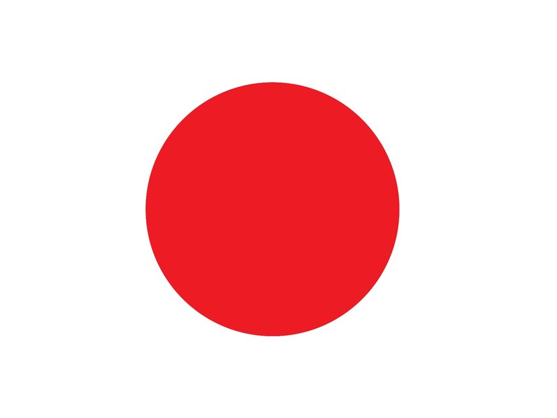 Red Circle on White — Neutral