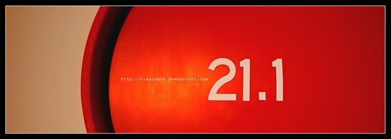 red circle with number 21.1