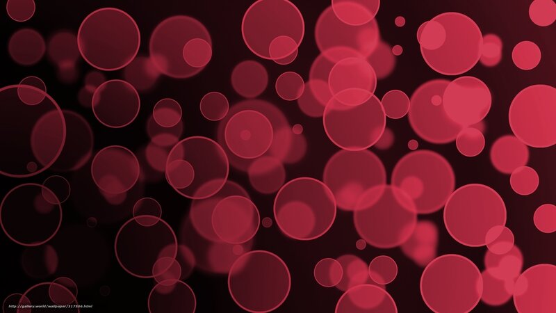 Red Circles on Dark Background — Calm