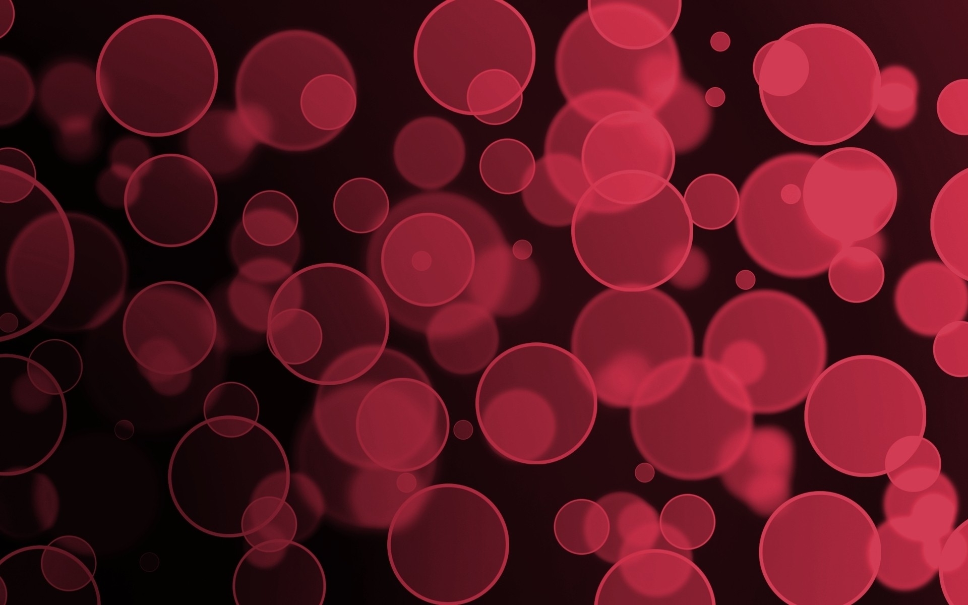 red circles on dark background