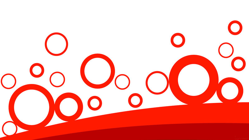 Red Circles on White — Minimalist