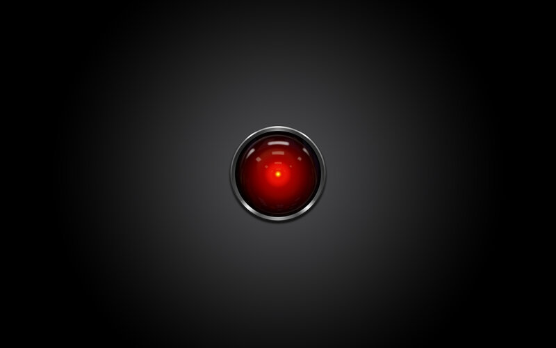 Red Circular Camera Lens
