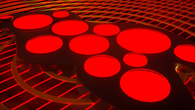 Red Circular Lights