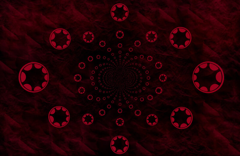 Red Circular Pattern