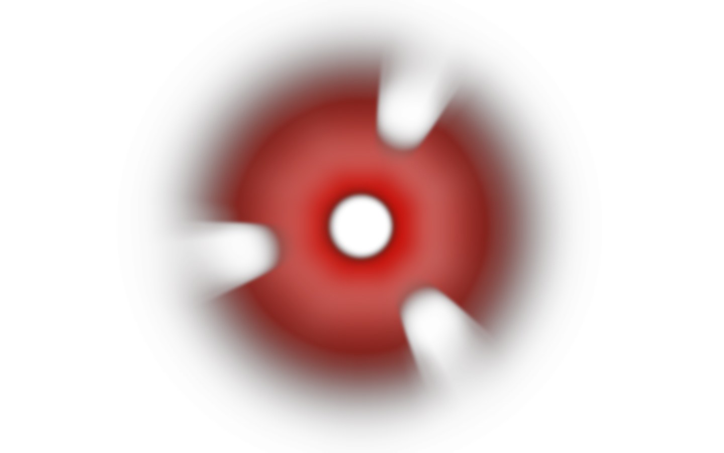 red circular pattern with white shapes