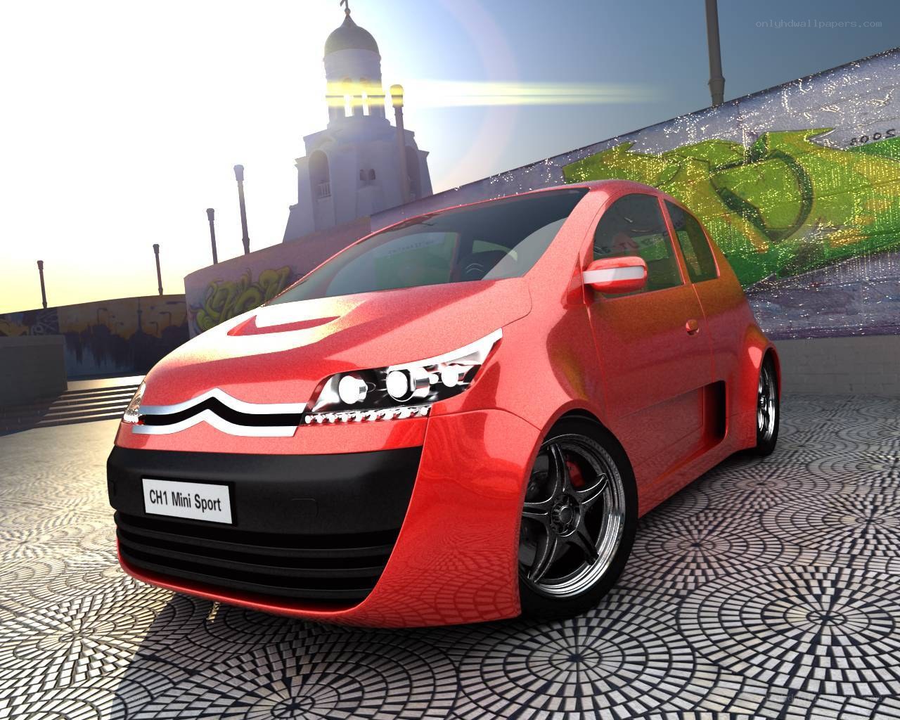 Red Citroën CH1 Mini Sport